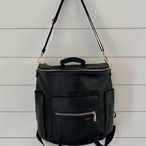 Fawn Design Original Backpack Diaper Bag - Black